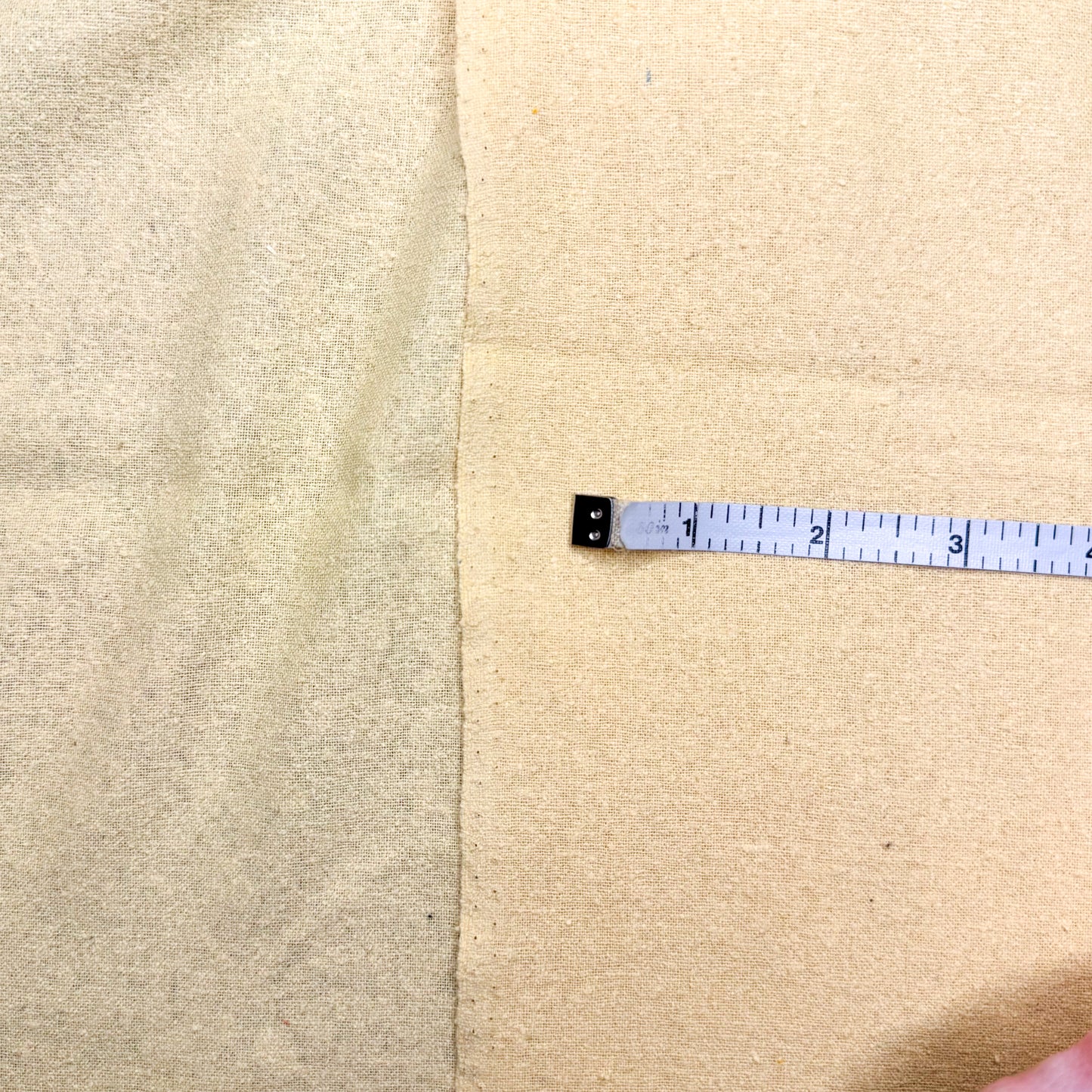 2 1/8 Yds x 45" Yellow Textured Silk Fabric