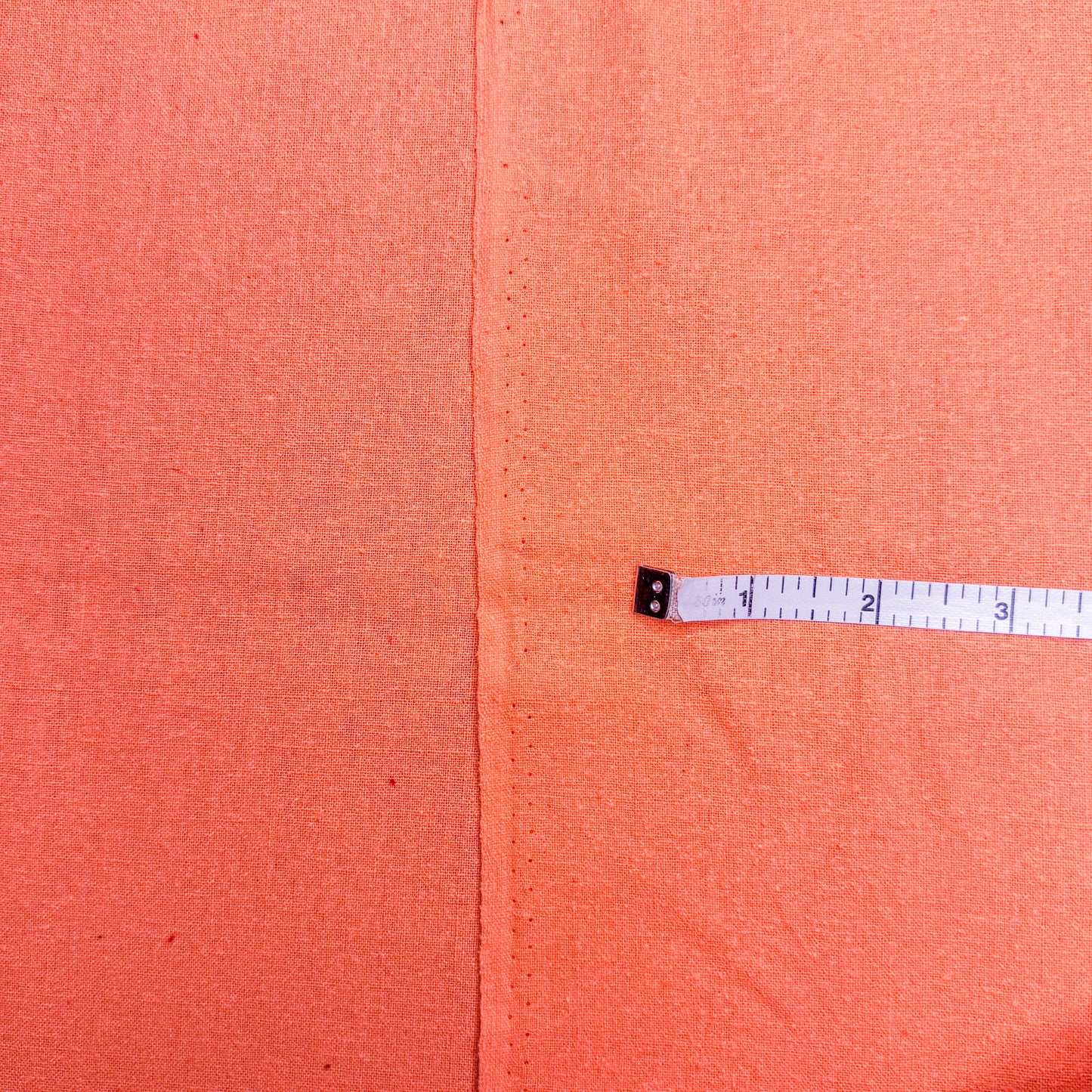 2 1/8 Yds x 45" Orange Textured Silk Fabric