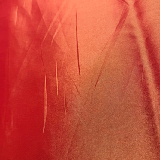 1 1/4 Yds x 60" Orange Yellow DuoTone Polyester Fabric