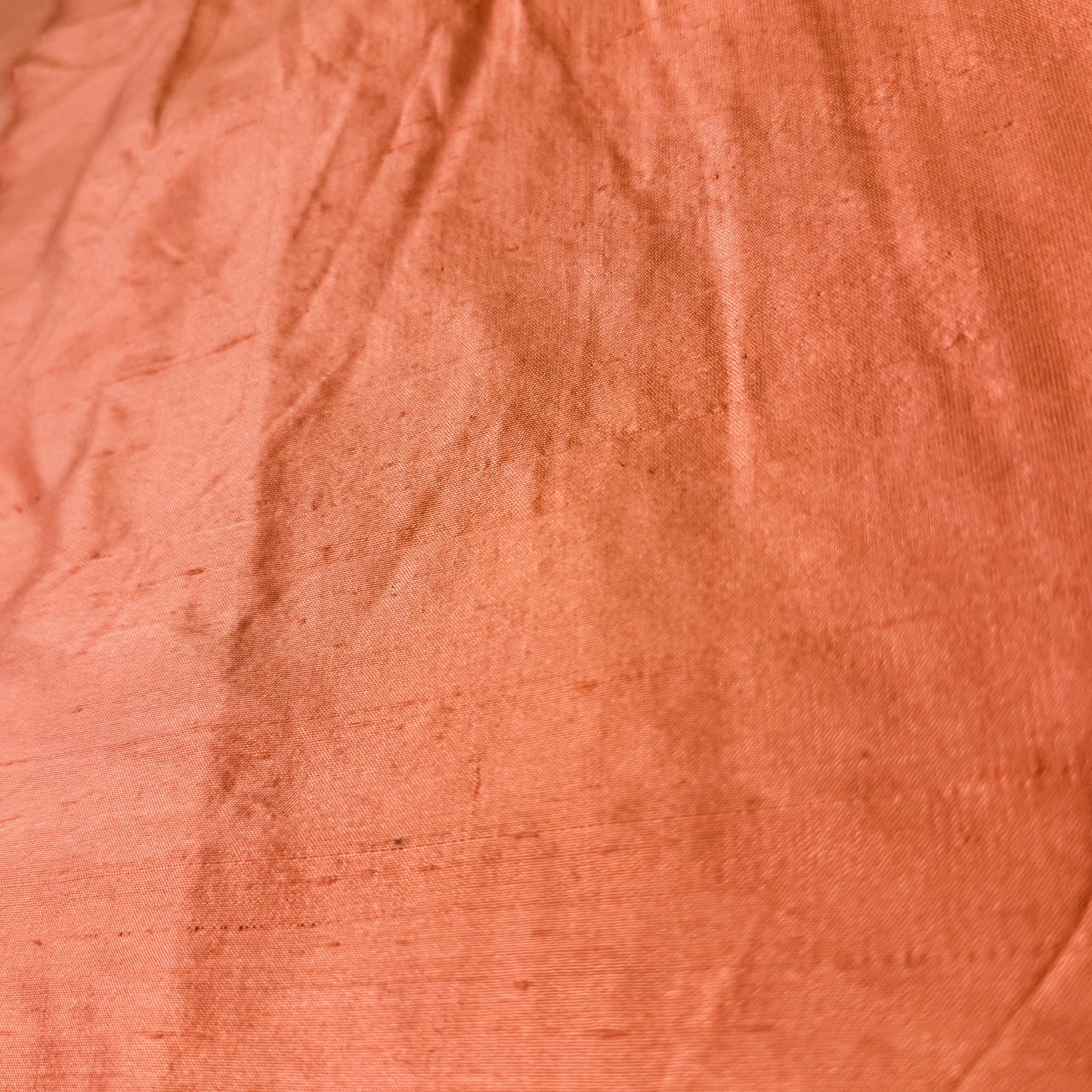 5 1/2 Yds x 44" Peach Textured Silk Fabric