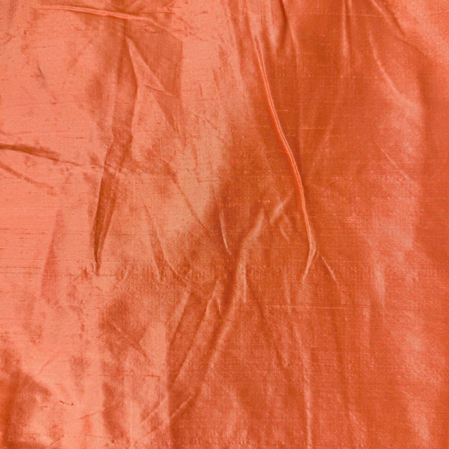 5 1/2 Yds x 44" Peach Textured Silk Fabric