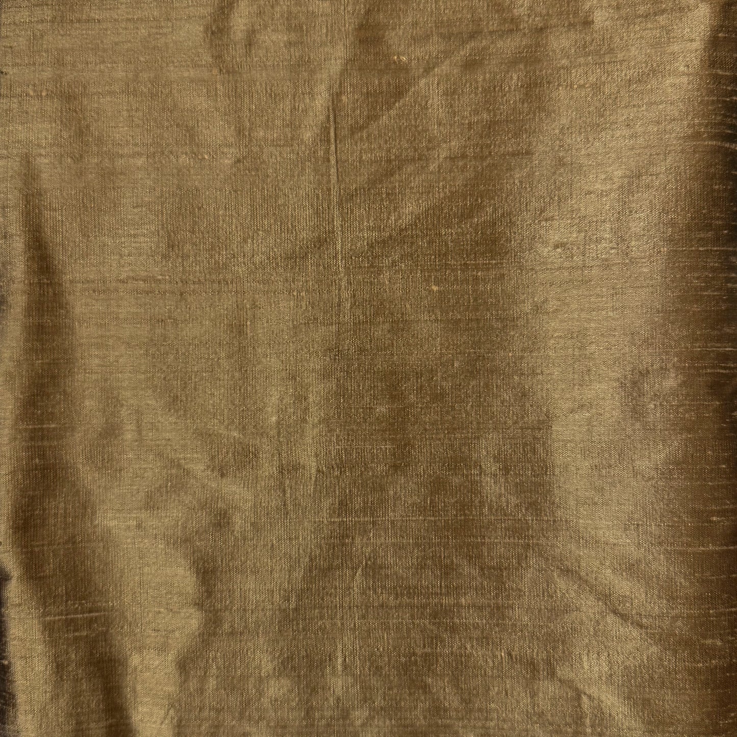1 1/2 Yd x 44" Gold Textured Silk Fabric