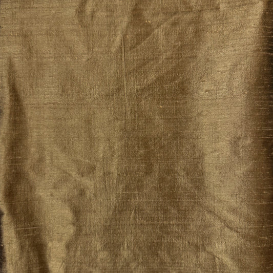 1 1/2 Yd x 44" Gold Textured Silk Fabric