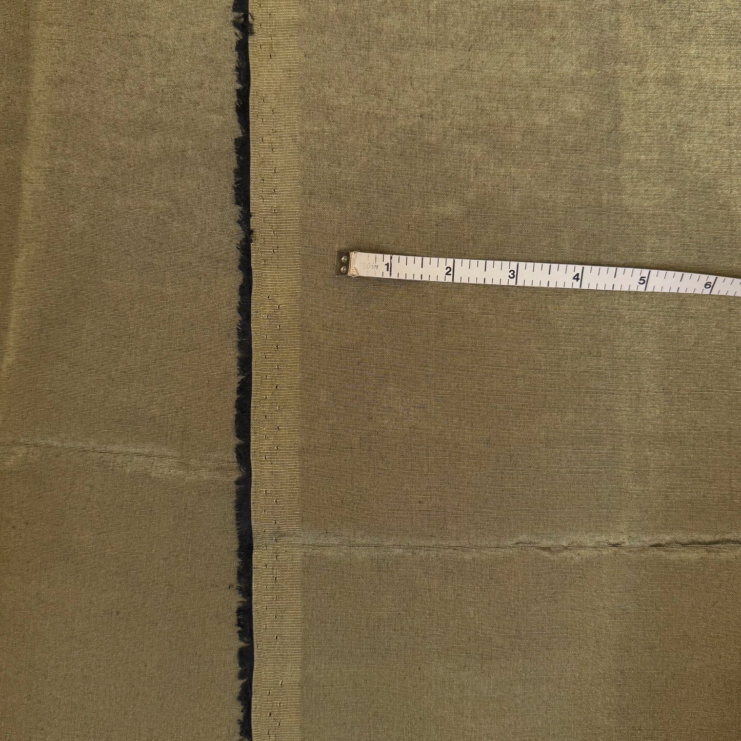 1 Yd x 60" Gold Black DuoTone Synthetic Fabric