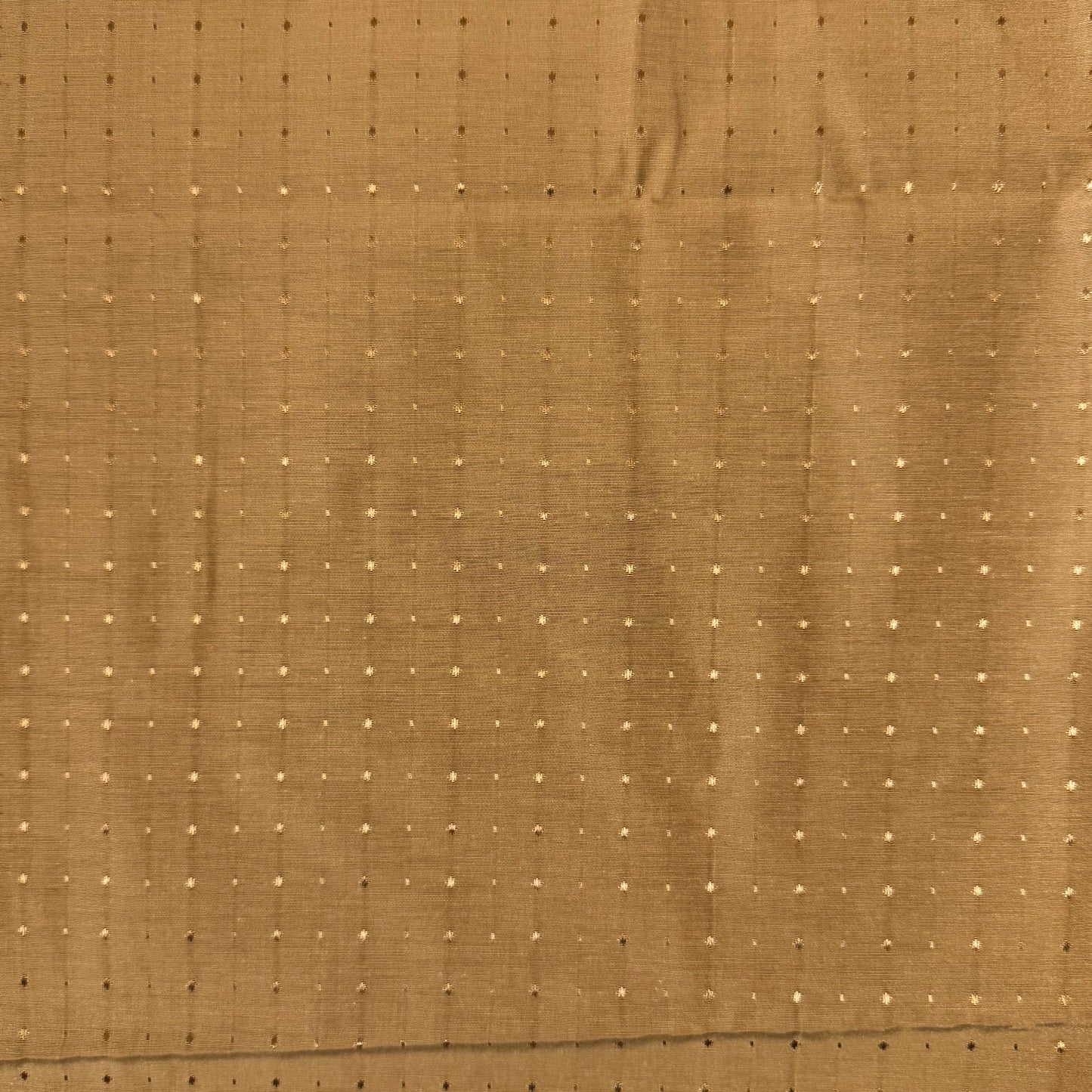 1 Yd x 60" Gold Dot Grid Synthetic Fabric