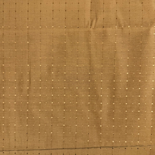 1 Yd x 60" Gold Dot Grid Synthetic Fabric